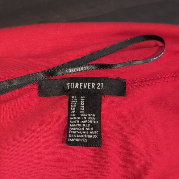 3/$20 Forever 21 Tunic Top A-Line Dress Cropped Sleeve Fall Christmas Holiday - Picture 9 of 10